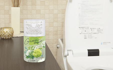 空気をかえよう エステー トイレの消臭力 グリーンブーケ 18個 1ケース 消臭剤