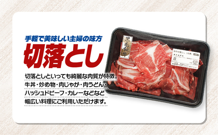 鹿児島県産 黒毛和牛 切り落し 計2kg KN102-006-03 肉 牛肉 冷凍
