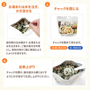 北海道赤平市産ゆめぴりか使用！ 五目御飯 100g 10袋セット 大粒で甘みしっかり アルファ米 保存食 非常食 長期保存 アルファ化米 