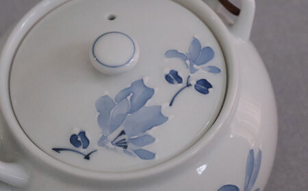 【波佐見焼】辻が花 蓋付茶器揃 湯呑み 茶器 食器【西海陶器】[OA490]