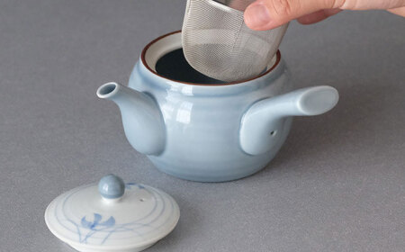 【陶器市特集】【波佐見焼】グレー蘭 急須茶器揃 湯呑み 茶器 食器【西海陶器】[OA491]