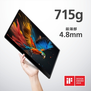 バッテリー内蔵15.6インチ有機ELポータブルタッチディスプレイ。ワイヤレス＆USB接続タイプ。RICOH Light Monitor 150BW【 モニター 神奈川県 海老名市 】