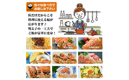 辛子明太子 ［ 博多ふくいち ］ご家庭用「辛子明太子バラコ」つぶっこ500g | 辛子明太子