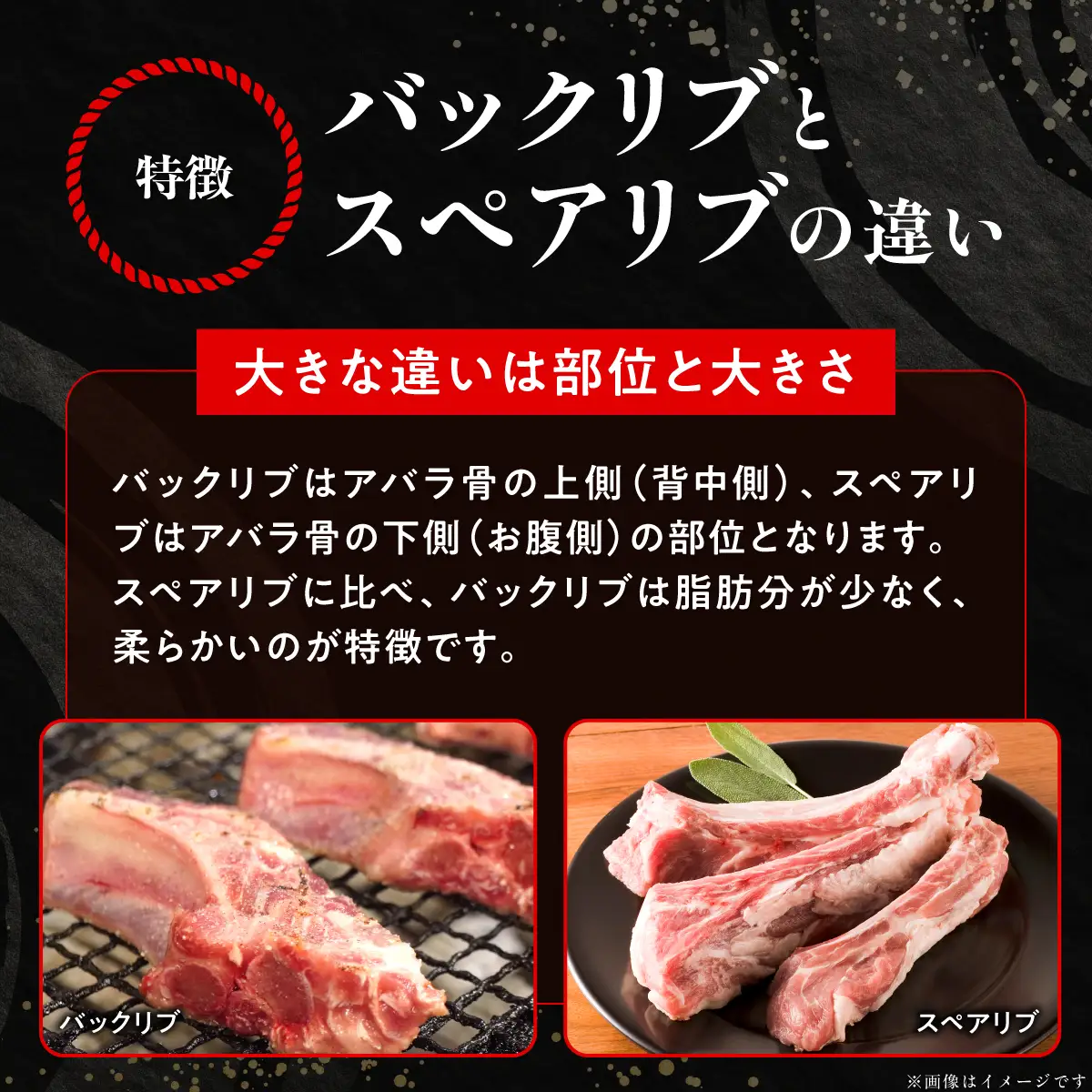 カネカン竹内 ポークバックリブ≪下味付き≫約500g（アメリカ・カナダ産） MROA136