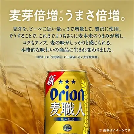 【毎月定期便】毎月届く楽しみ!オリオン麦職人 350ml×24本全12回【4074841】