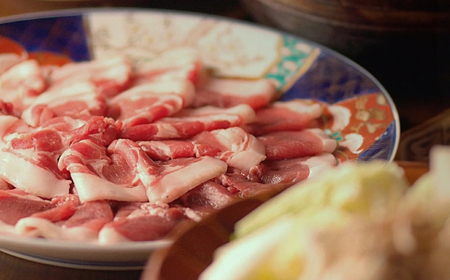 猪肉 【2回定期便】ぼたん鍋 2-3人前 猪肉350g [ANCJ006] 猪肉