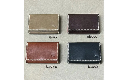 【名刺入れ】card case ブラック 革 名刺入れ