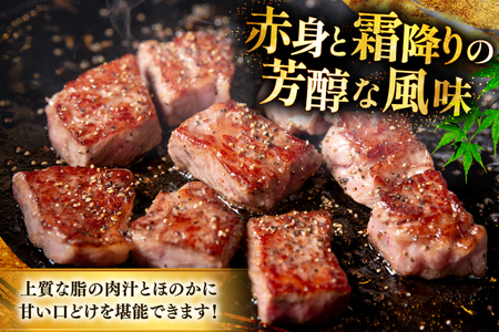 牛肉 博多和牛 ロース サイコロステーキ用 400g [JA全農ミートフーズ 福岡県 筑紫野市 21761320]