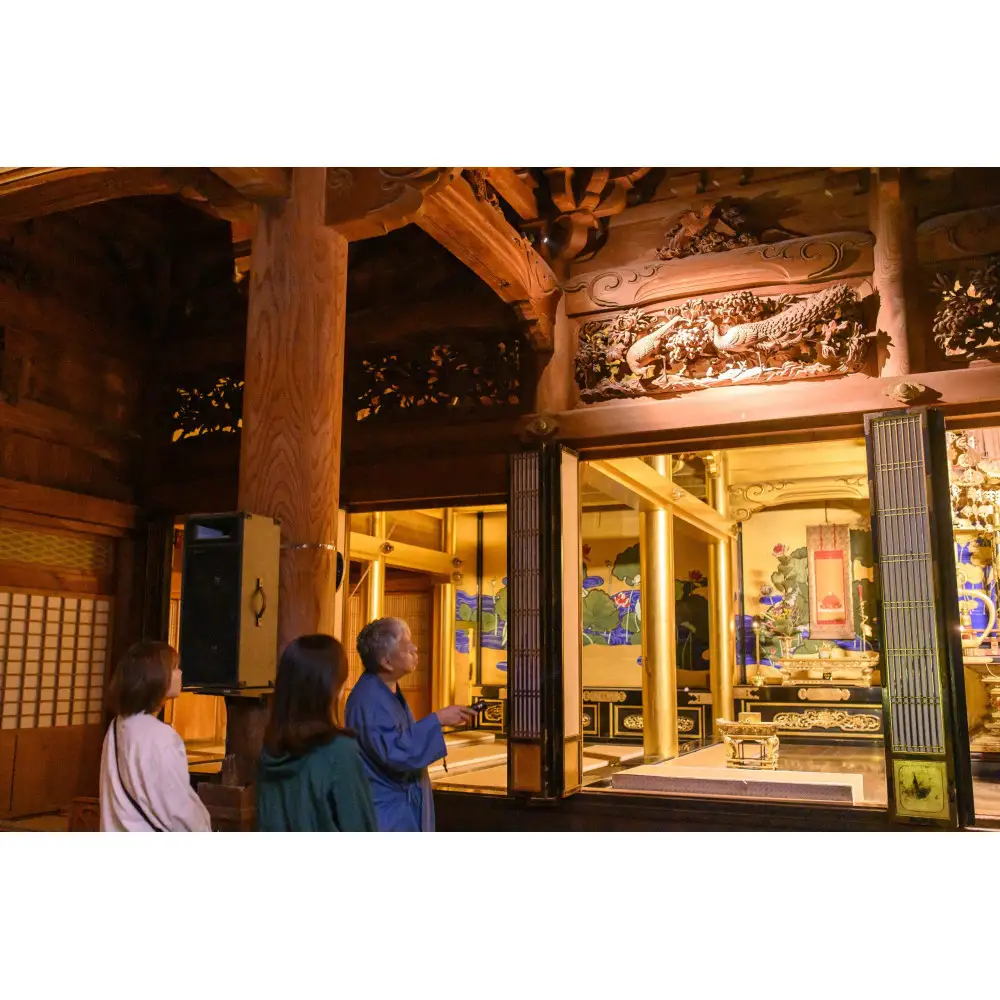 井波・瑞泉寺ナイトミュージアム ＜体験プラン＞