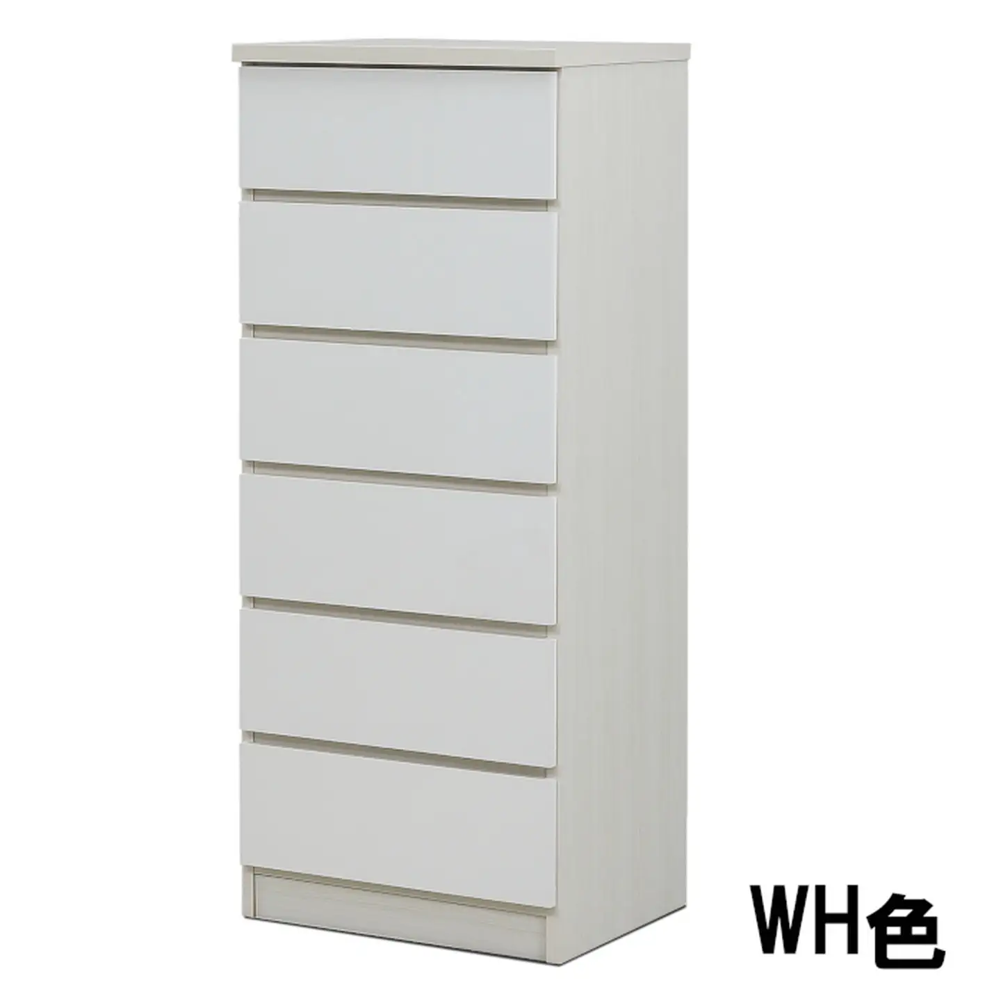スリムチェスト ワルツ 幅50-6段 隙間収納【諸富家具】：C141-006