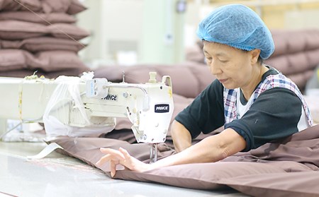 SP-09ロイヤルゴールドラベル洗える羽毛肌掛けふとん【シングル／ピンク系】（日本製）