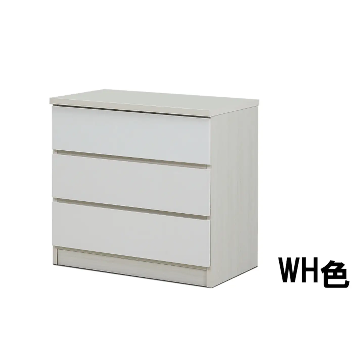 スリムチェスト ワルツ 幅70-3段 隙間収納【諸富家具】：B890-005