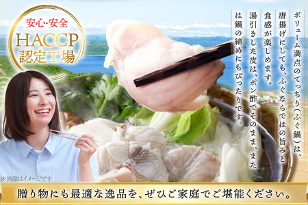 ふぐ 鍋 セット 活〆 おうごんとらふぐ 鍋セット 約400g 3回 定期便 総計 約1.2kg [松永水産 長崎県 平戸市 hr42bgy400158]