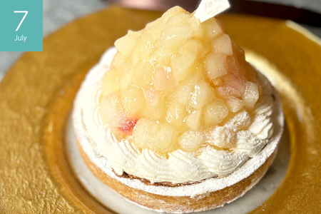 フルーツ タルト 夏タルト 3種 夏香 白桃 マンゴー 食べ比べ 各回 1ホール 14cm 3回 定期便 総計3ホール [心優-Cotoyu Sweets- 長崎県 平戸市 hr42bjo490113]