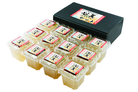 ところてん 手作り 黒酢 入りタレ付 180g 12 計2.16kg 天然 [岡田豆冨店 長崎県 平戸市 hr42bgy420170]