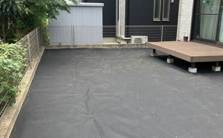 ポリエステル製 防草シート ブラック 1m×50m 430JP/BK 糸島市 / 株式会社NITTOSEKKO 除草 ガーデニング[ATQ003]