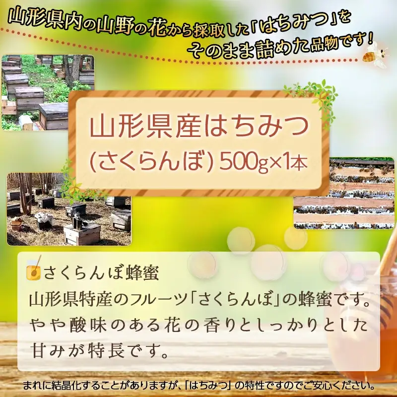 さくらんぼはちみつ 500g 蜂蜜 08-32-002