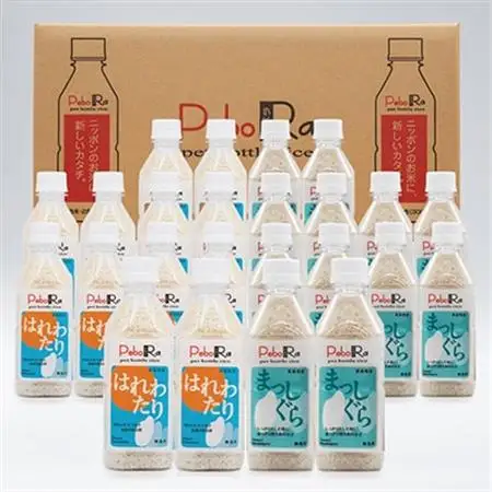 【PeboRa】ふたつの青森米を味わう24本セット【無洗米/300g(2合)まっしぐら・はれわたり】【1658012】