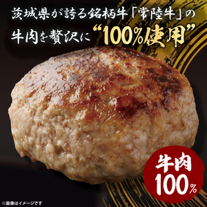 【茨城県共通返礼品】常陸牛100％ vs 常陸牛入りハンバーグの食べ比べセット （計10個入り）常陸牛使用｜ブランド牛 銘柄牛 和牛 黒毛和牛 国産 A5・A4ランク 等級 お肉 牛肉 真空 小分け 個包装 茨城県 大子町（DD021）