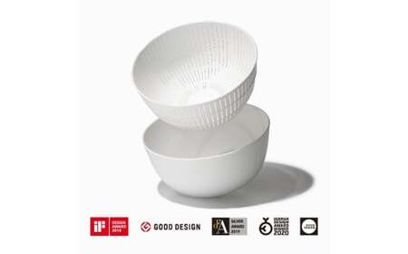 米とぎにも使える ザル ボウル ベージュ ／ キッチン用品 調理器具 耐熱 電子レンジ対応 食洗機対応 ライクイット like-it 奈良県 葛城市【like023-7】
