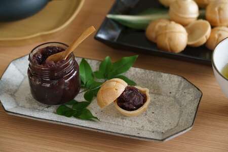 片菅 鈴香（鈴合わせ） 最中 和菓子 つぶあん 8個入（贈答用 お土産 挨拶 お祝い 法要）1392 ／ 和菓子 片菅 KATASUGE 静岡県 東伊豆町