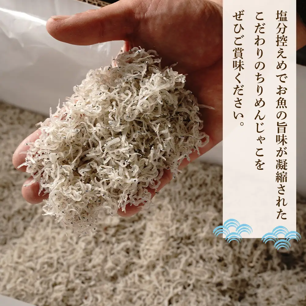 淡路島産ちりめんじゃこ 400ｇ（200ｇ×2） 化粧箱入　ちりめん