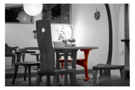 『ほくとのクラフト』いっぴん工房手作り木工家具　子鹿チェア [h005]