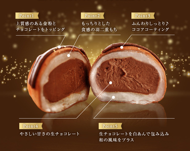 生チョコ大福20個入～ギフトボックスタイプ～ 和菓子 洋菓子_OS237-0004