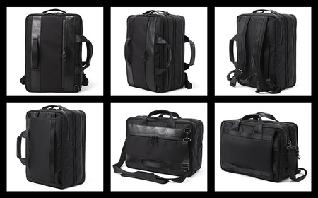 豊岡鞄 ベルーフバゲージ Urban Commuter 2x3WAY BRIEF PACK HA（ブラック）/ beruf baggage バックパック ビジネスバッグ ビジネスリュック リュックサック メンズ リュックメンズ カバン