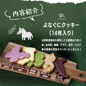 どなんの風と恵の便り～与那国焼き菓子セット（与那国産素材使用） J003 ｜ 手作り クッキー ラスク 塩 長命草 黒糖 アザミ 紅芋 ココア 沖縄県 与那国町