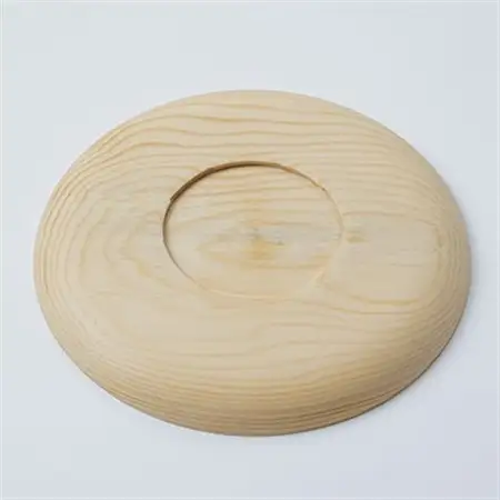 【下郷町特産】木地工房品　豆皿1枚　ポプリ(香り袋付)【1112154】