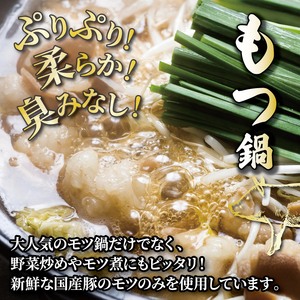 国産 下茹でモツ 約2kg 【 下茹でモツ 】
