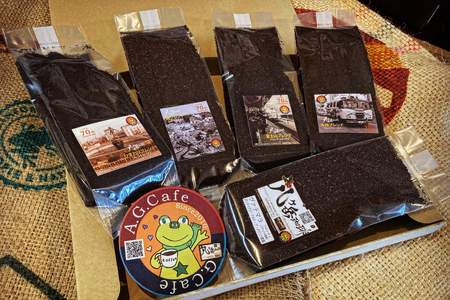 【年間定期便】 八ヶ岳珈琲 スペシャルティコーヒー 粉 100g 5種類 計500g 12ヶ月 [アフターゲームカフェ 山梨県 韮崎市 20745264]