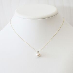 S085-568_あこや真珠 ペンダント ネックレス 8ｍｍ - 8.5mm  天草 熊本 ホワイトピンク 誕生石 12月 タンザナイト 半貴石 本真珠