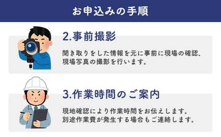 里帰り作業代行 お庭の除草 半日コース