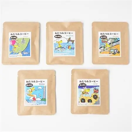 千葉県館山市ダッペエ×わたつみアートパッケージ ドリップコーヒー 全5種類【1679021】