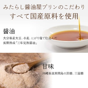 【 数量限定 】 みたらし醤油屋プリン 100g×12個 完熟醤油みたらしの和風プリン | スイーツ 和スイーツ お菓子 菓子 プリン デザート 醤油 みたらし みたらしプリン 和風プリン ご当地 和風 大分県 中津市
