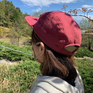 麻素材 ジェットキャップ(Mサイズ(59cm)) [1627]