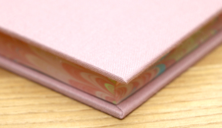 A5さくらのマーブル染め 丸背ノート・〔限定〕　さくら　無地【013-47】｜A5ノート さくらのマーブル染め 丸背ノート 美篶堂 限定商品 無地 手染め マーブル染め 伊那市 長野県 ふるさと納税 