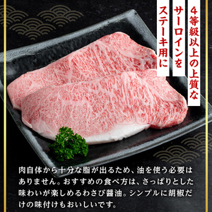 鹿児島県産 黒毛和牛 サーロイン ステーキ (計200g・200g×1) 国産 牛肉【肉のちょーさん】A969
