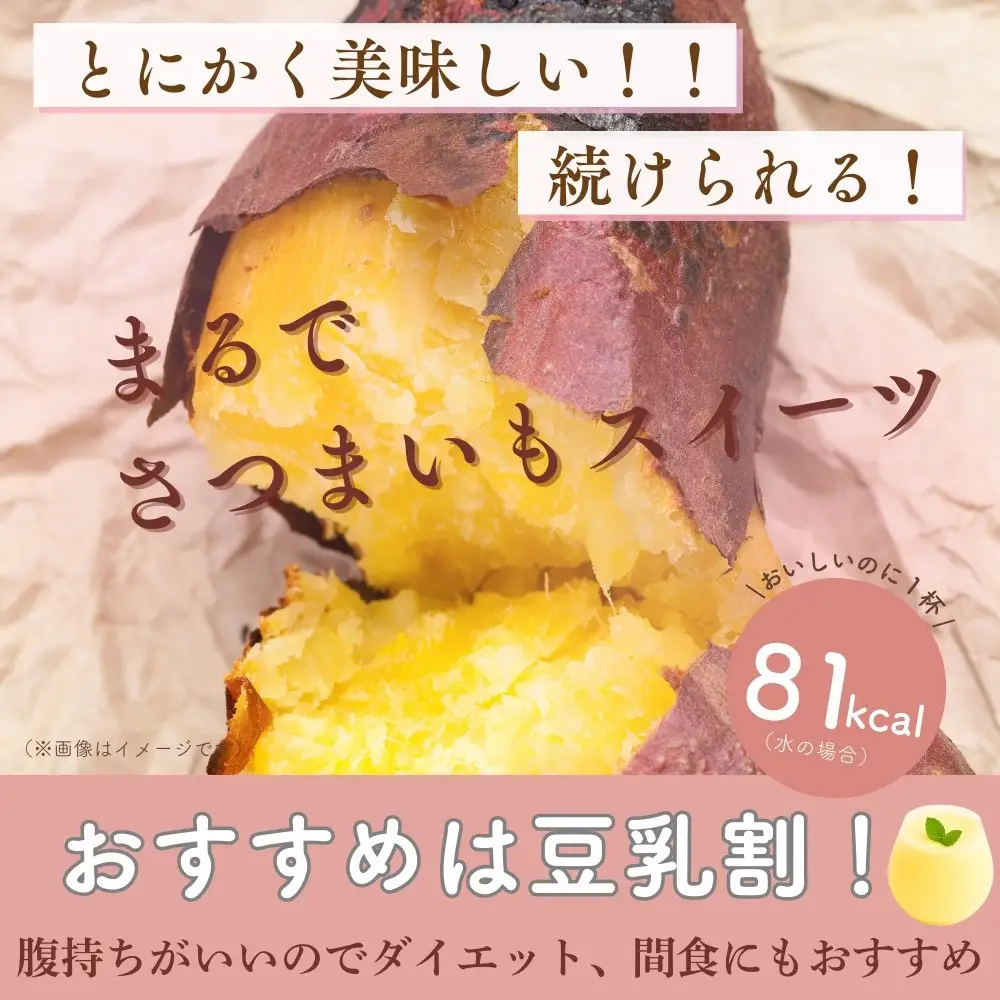 川越発さつまいも味のソイプロテイン カワゴエ イモテイン 500g×3袋