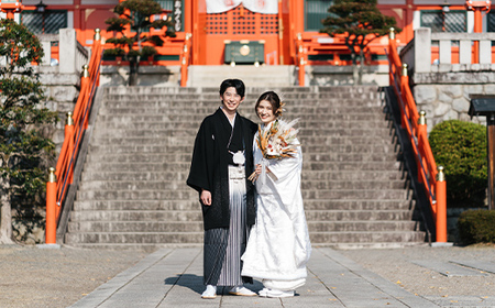 足利織姫神社フォトウエディング利用券 ウェディング 和装 思い出 挙式 着付け 記念 F7Z-1619