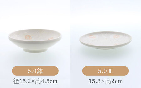 【美濃焼】ピュアハート 切立リム型 シリーズ各1点 合計6点セット 【カネ定製陶】　和食器 うつわ セット[MEI159]