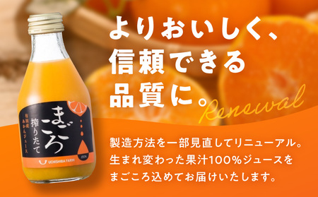 ZE6464_【まごころ搾りたて】有田みかん100%ジュース 180ml×15本