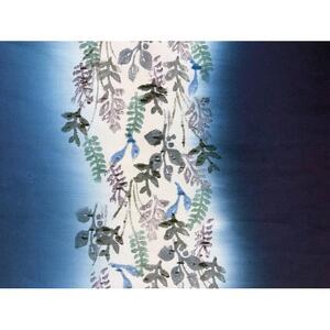 職人の技が光る美しい暖簾（木版染め　秋草）