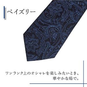 シルク100％で胸元を際立出せる　ブルー系ネクタイ３本セット　ＴＹＰＥ　Ｃ