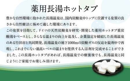 【薬用 入浴剤】 長湯ホットタブ Classic 90錠入×2袋 計180錠