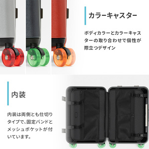 ICICLE フレームスーツケース Middle_No.5804377 03(ネイビー)　旅 旅行 キャリー スーツケース かばん バッグ 国産 日本製 機内持ち込み 出張 中型サイズ 北海道 赤平市