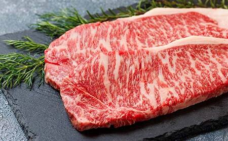 高岡育ちの越中万葉牛 ステーキ用200g～250g×2枚 サーロイン 肉 牛肉 ステーキ 国産 富山 お肉 サーロインステーキ  FAD-0076