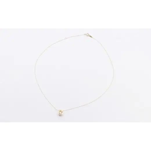 K18YG　ラボグロウンダイヤモンド　ネックレス　0.20ct　LDN17368B　K18　DIA　PN